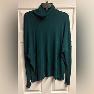 Aerie Forest Green Viscose Blend Tunic Top Size XL